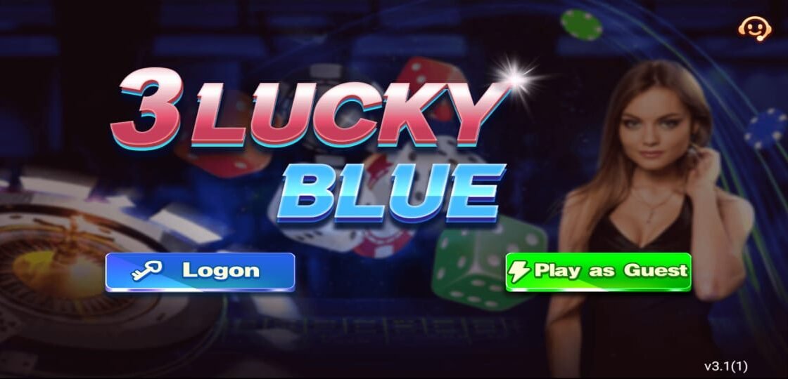 Teen Patti Lucky Blue Banner