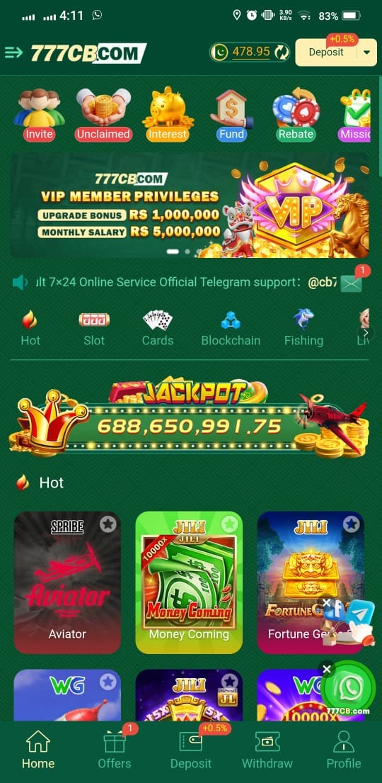 7777CB Free Bonus